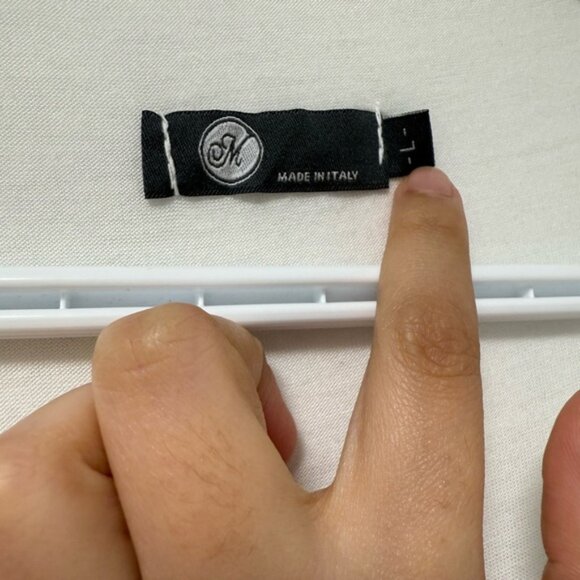 M Made in Italy 100% Silk Elegant Open Front Long Sleeve Cardigan size L - Picture 5 of 10